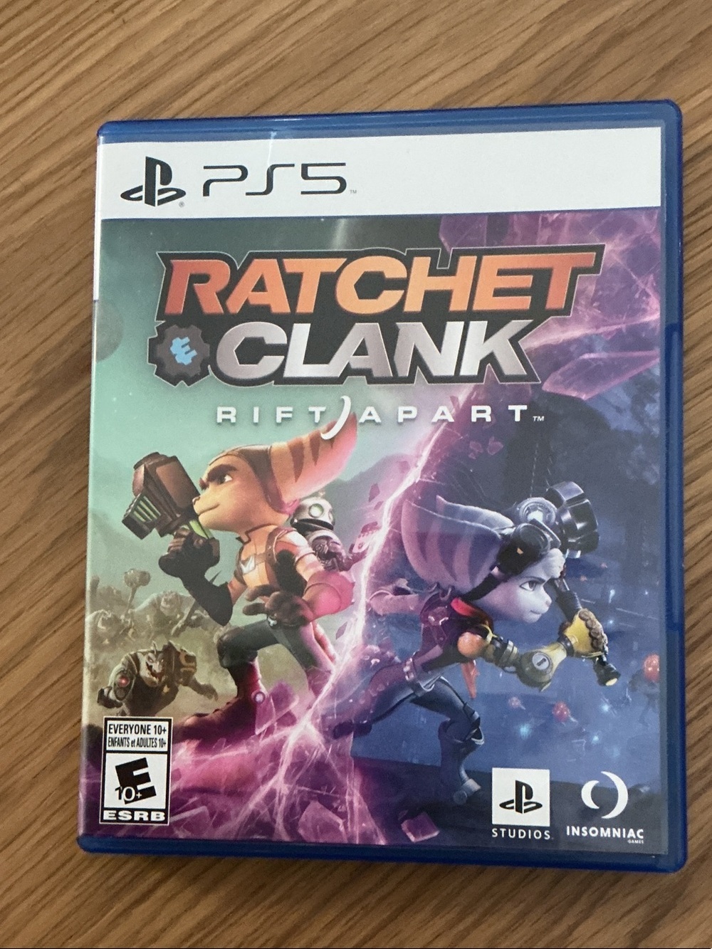 Sony PS5 Ratchet & Clank: Rift Apart - Blue and Purple Cover